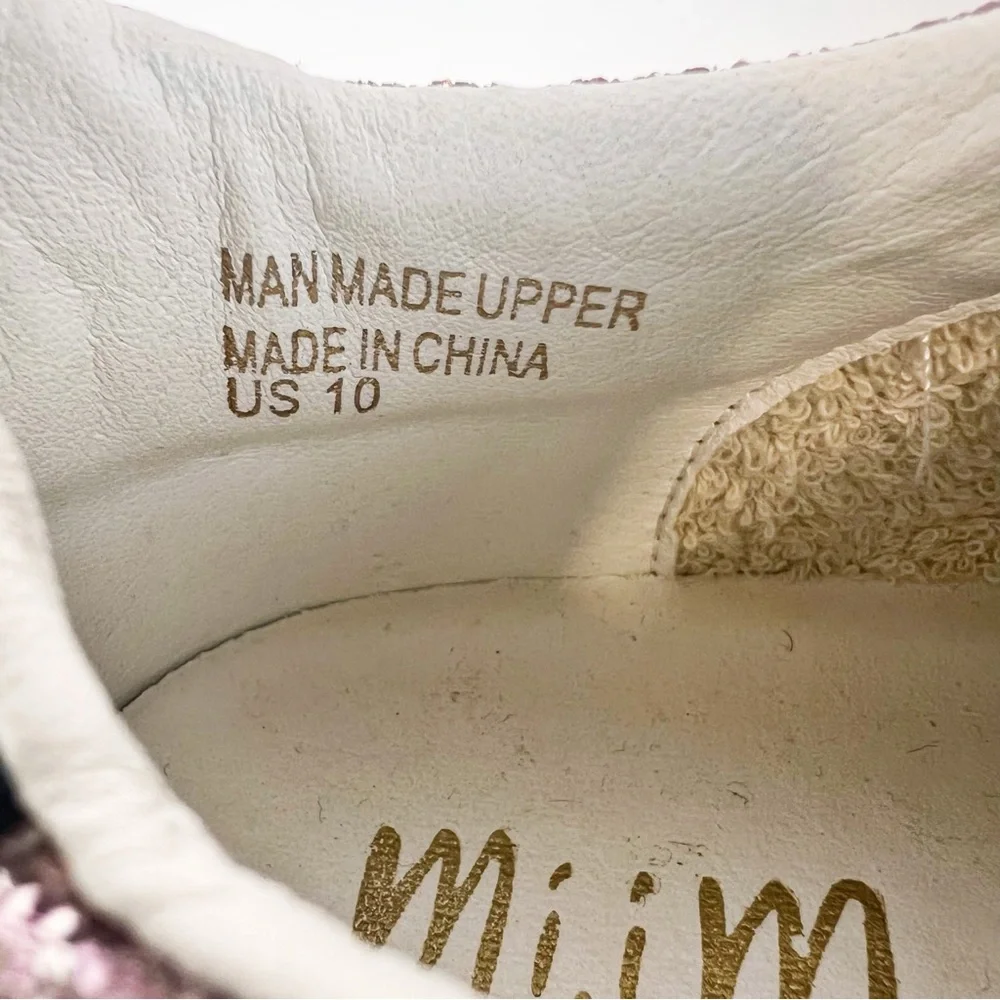 Mi.iM Fashion Shoe Rowan Purple Glitter Star Chunky Sneaker Womens Size … - Picture 9 of 9